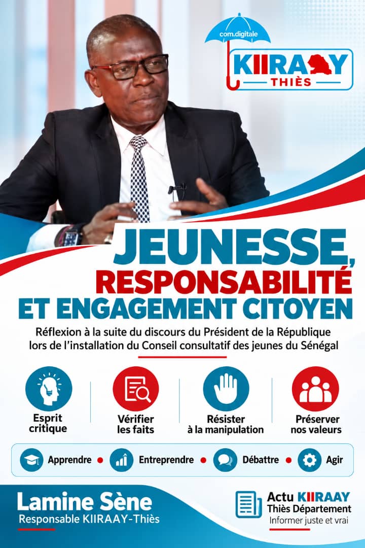 Conseil consultatif des Jeunes : Lamine Séne décrypte le message du Président Diomaye à la Jeunesse